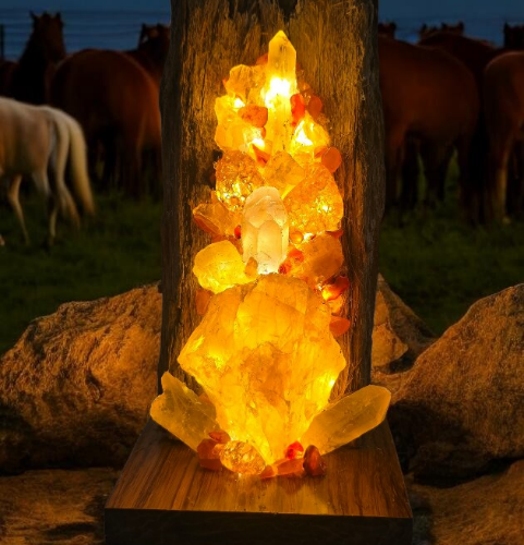 Golden Healer & Calcite Cave