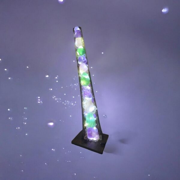 A Grade Amethyst Fluorite & Rose on Palm