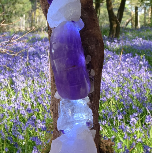 Rose, Clear & Amethyst