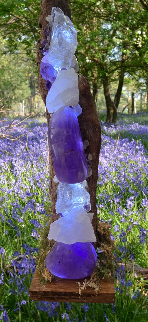 Rose, Clear & Amethyst