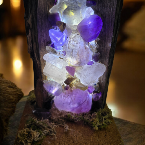 Amethyst & Smokey Obsidian