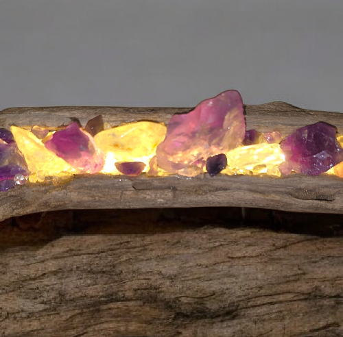 Amethyst A Points & Clear Quartz