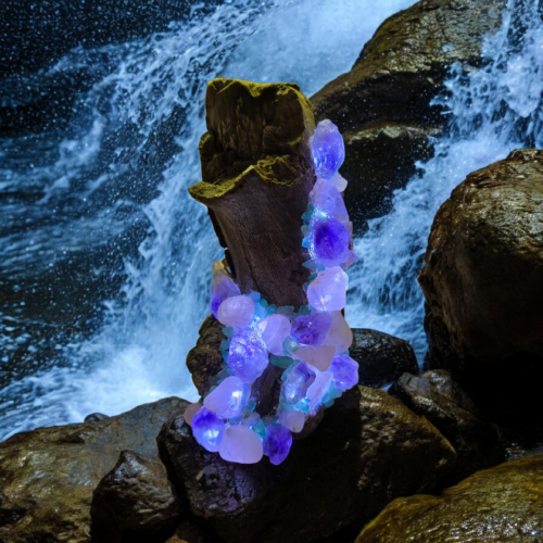 Amethyst Rose & Green Fluorite