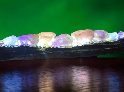 Amethyst & Rose Large log