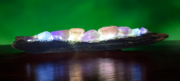 Amethyst & Rose Large log